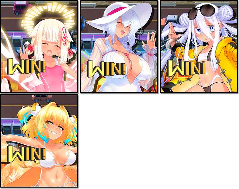 ゲーム中のイラストがスペシャルバージョンに！