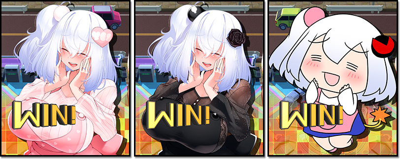 ゲーム中のイラストがスペシャルバージョンに！