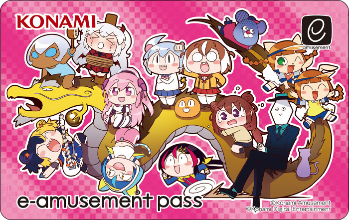 描き下ろしメタリック<br>e-amusement passカード