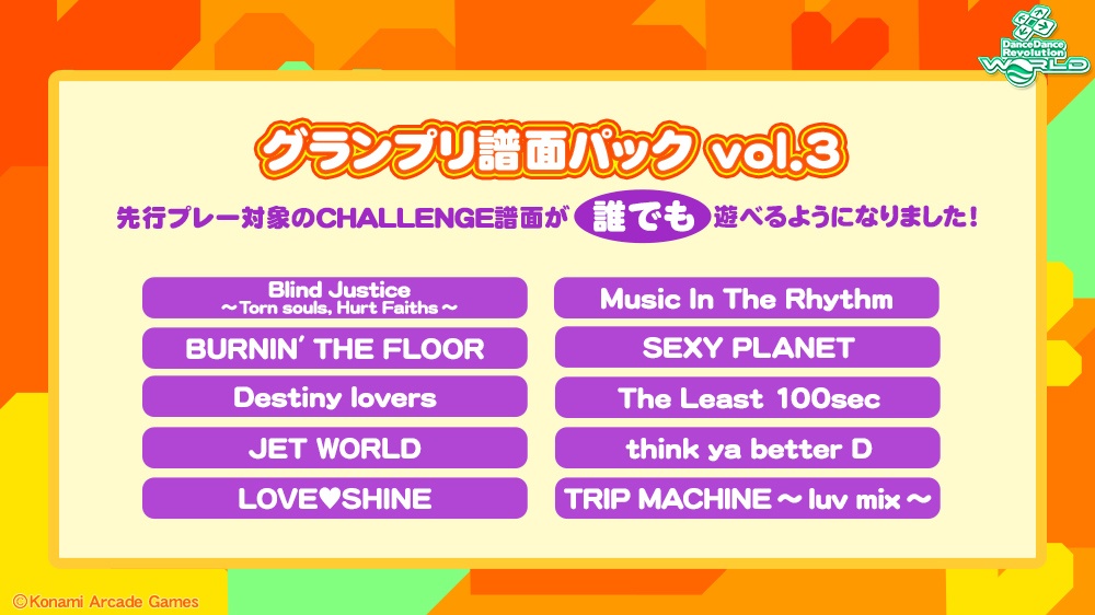 グランプリ譜面パック vol.3