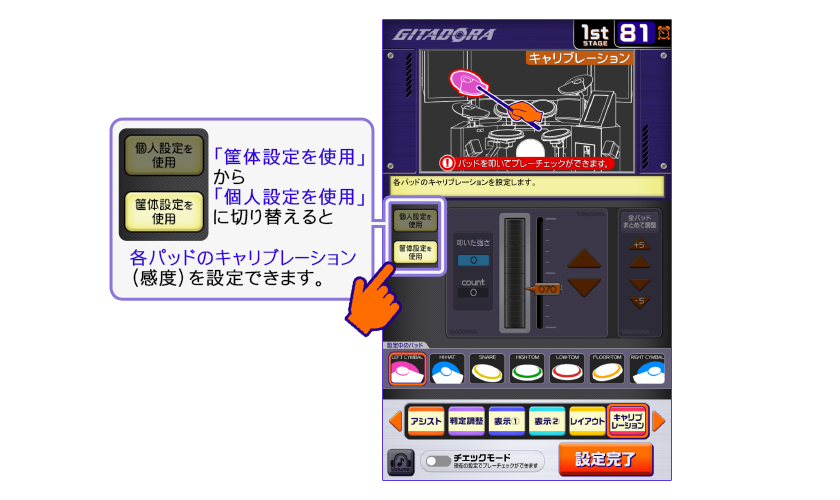 キャリブレーション