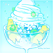 milky ice bear