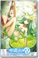 A Little Girl In Fruits Soda